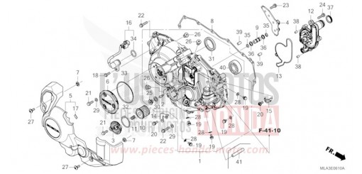 PANNEAU CARTER-MOTEUR D. (CMX1100D) CMX1100DN de 2022